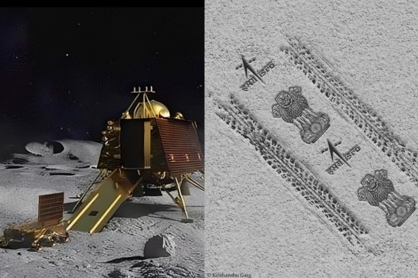 Pragyan  rover on moon 